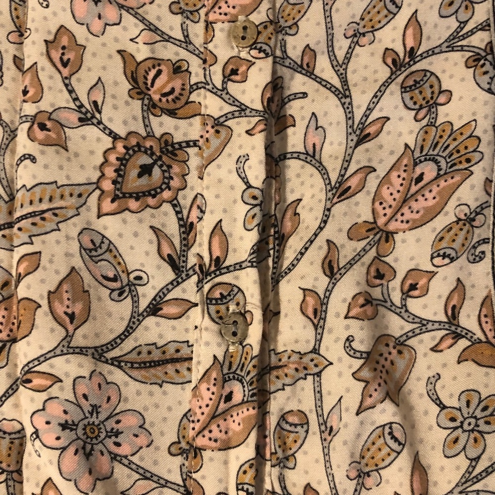 O'Neill Cream and Brown Patterned Top - Picture 9 of 9